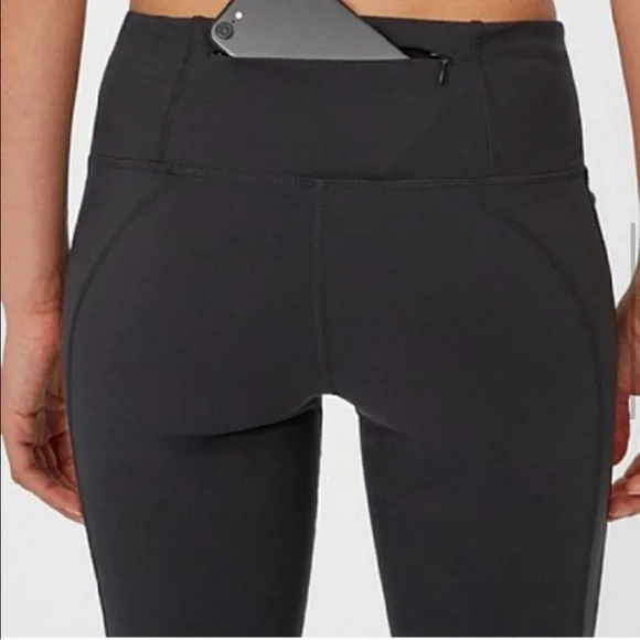 Sweaty Betty Power Wetlook Mesh Crop Leggings Black Size Small - Picture 7 of 9